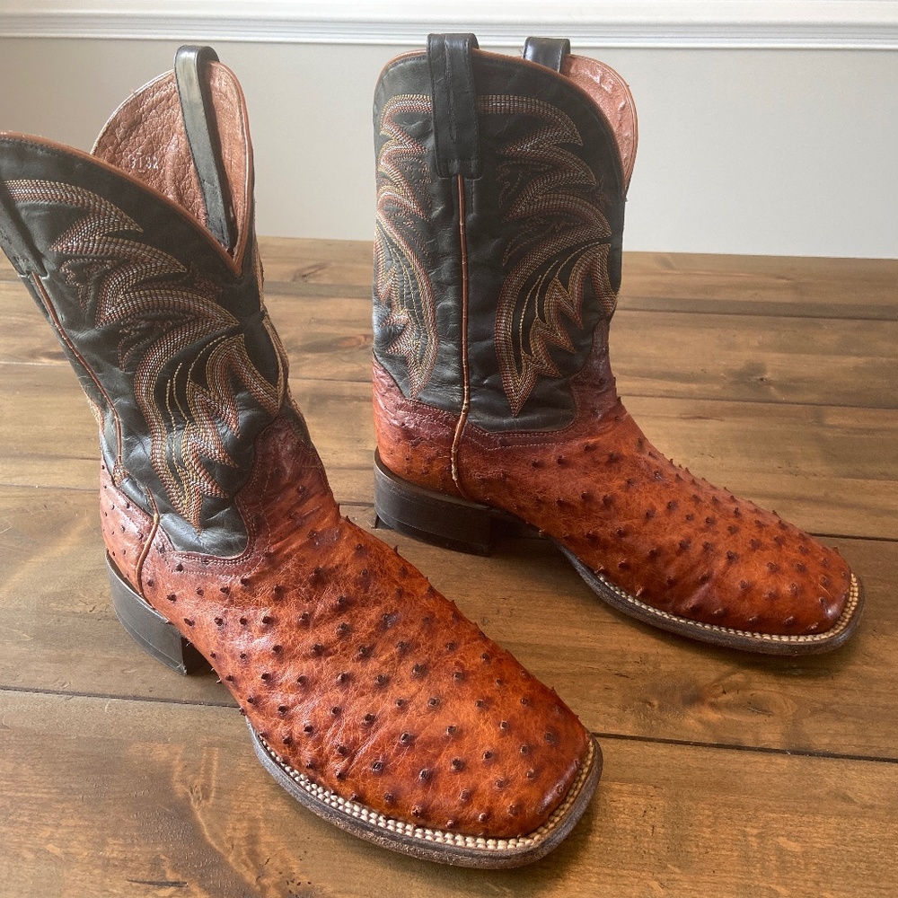 Full Quill Ostrich Dan Post Boots